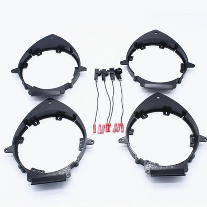 4 x Speaker Mounting Adapter Bracket w/ Wire Harness for Car Truck