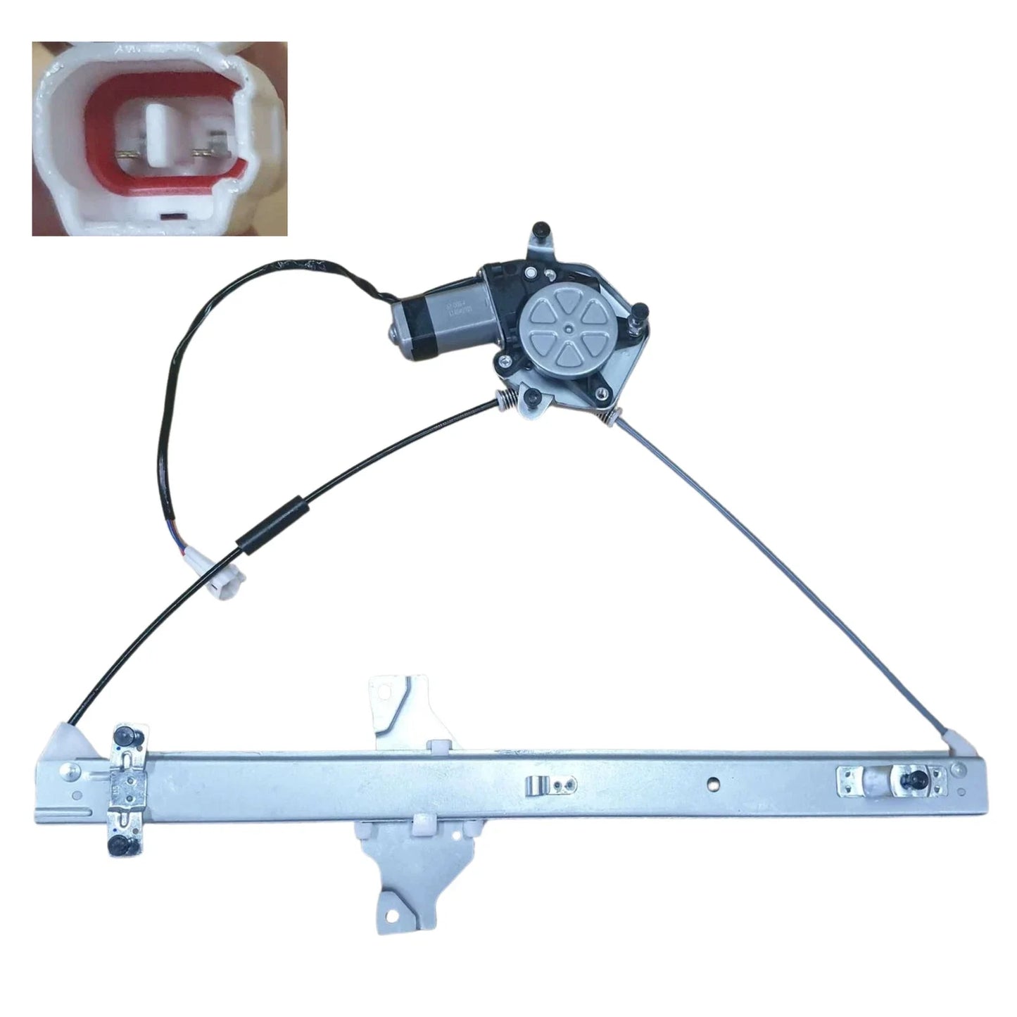 Front Left Window Regulator W/ Motor 2 Pins for Toyota RAV4 2-Door (1994–2000)