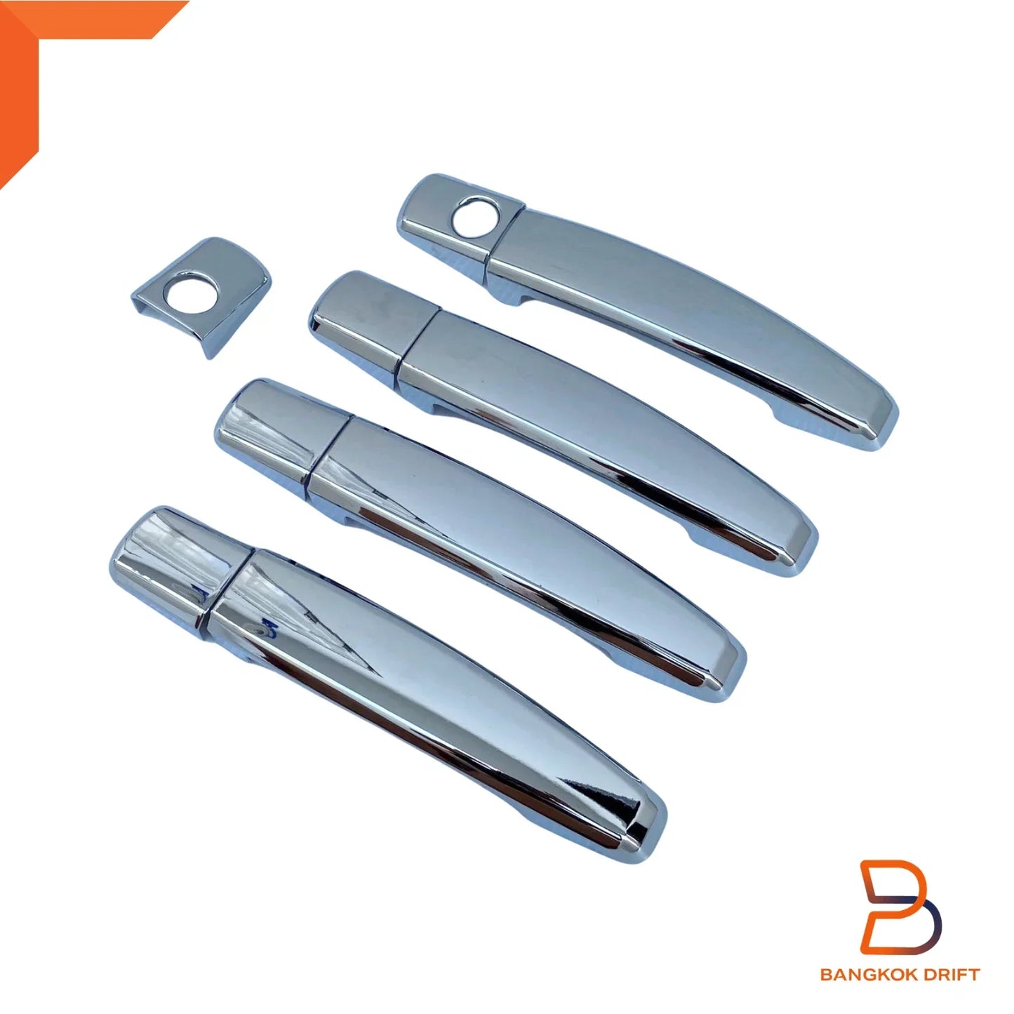 Chrome Door Handle Cover + Keyhole for Holden Colorado RG Ute (2012-2020)