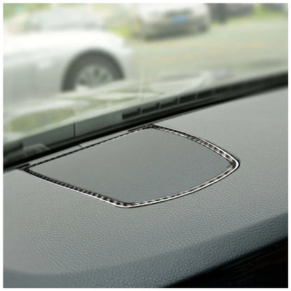 Carbon Fiber Dashboard Speaker Trim Cover for BMW 5 Series F10 (2011-2017)
