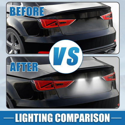 White LED License Plate Light Assembly for Acura (2016-2020)