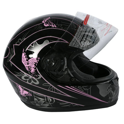 Full Face Helmet DOT Flip Up for Motorcycle Size S M L XL