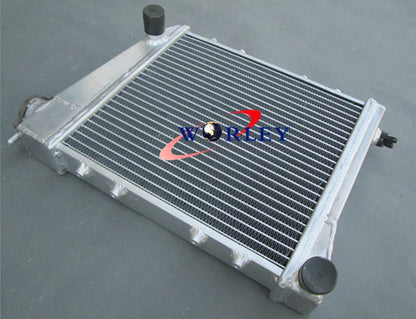 Aluminum Radiator + Fan for Austin Rover Mini Cooper Morris 1967-1991