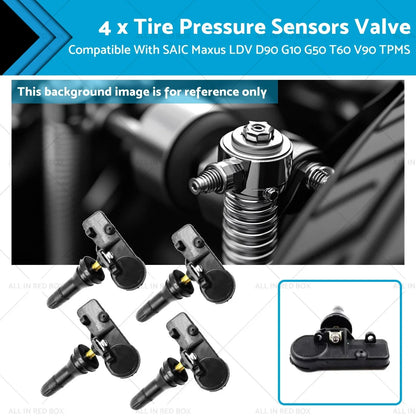 Tire Pressure Sensors Valves for SAIC Maxus LDV D90 G10 G50 T60 V90 (2016-2023)