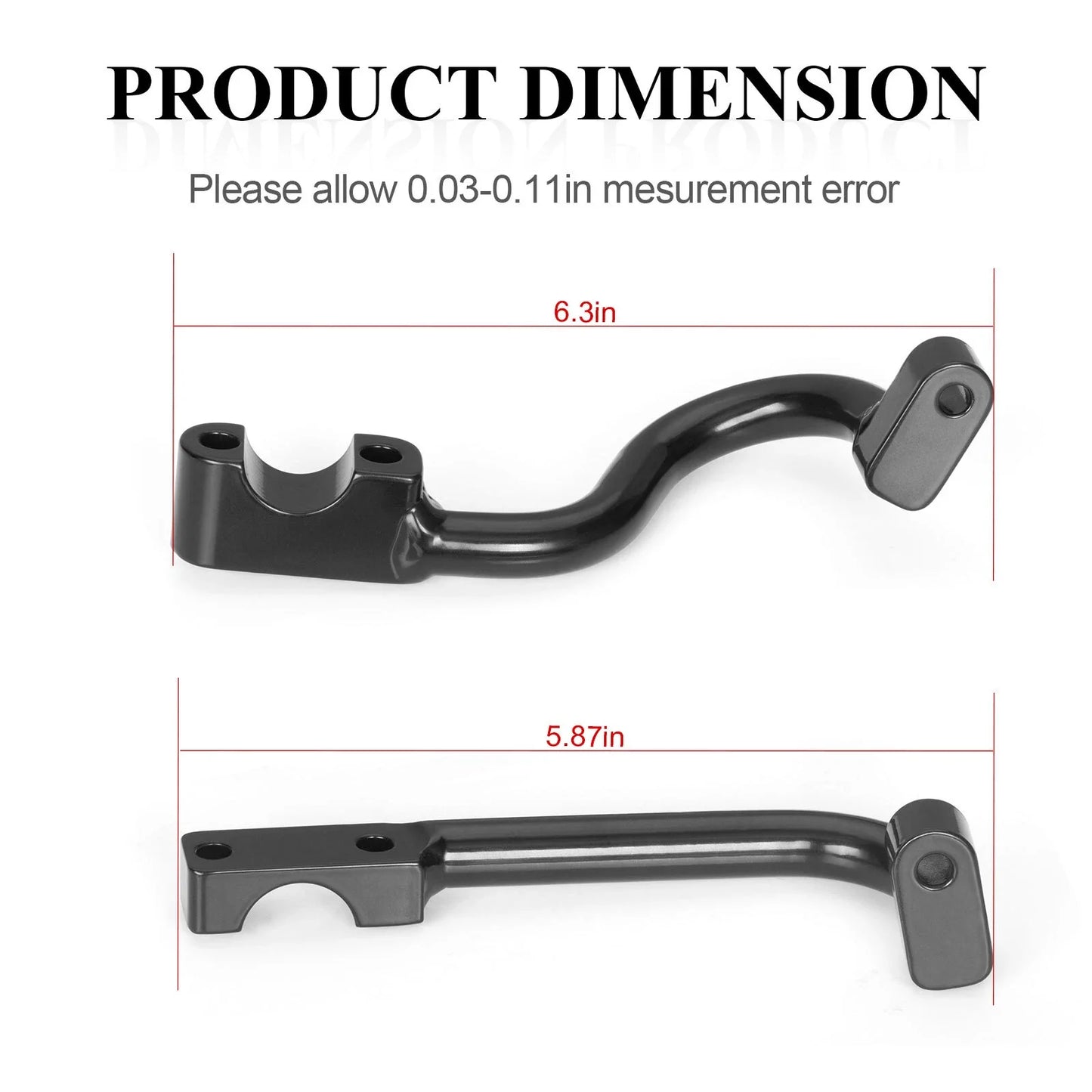 2 x Hand Wind Guard Mounts for Sportsman Scrambler 850 XP1000 (2013–2020)