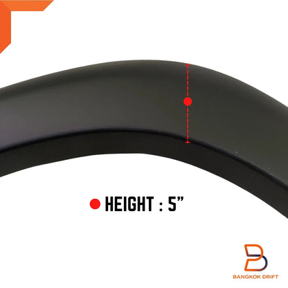 Matte Black SR5 Fender Flare Arch for Toyota Hilux Ute (1997-2004)