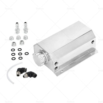 2L Aluminum Coolant Radiator Overflow Tank for Universal Vehicles (N/A)