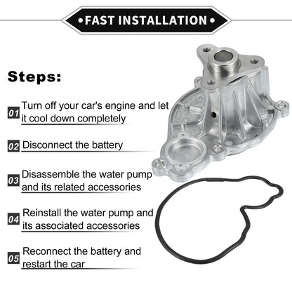 Engine Water Pump for BMW 1 (F20) 116i 118i