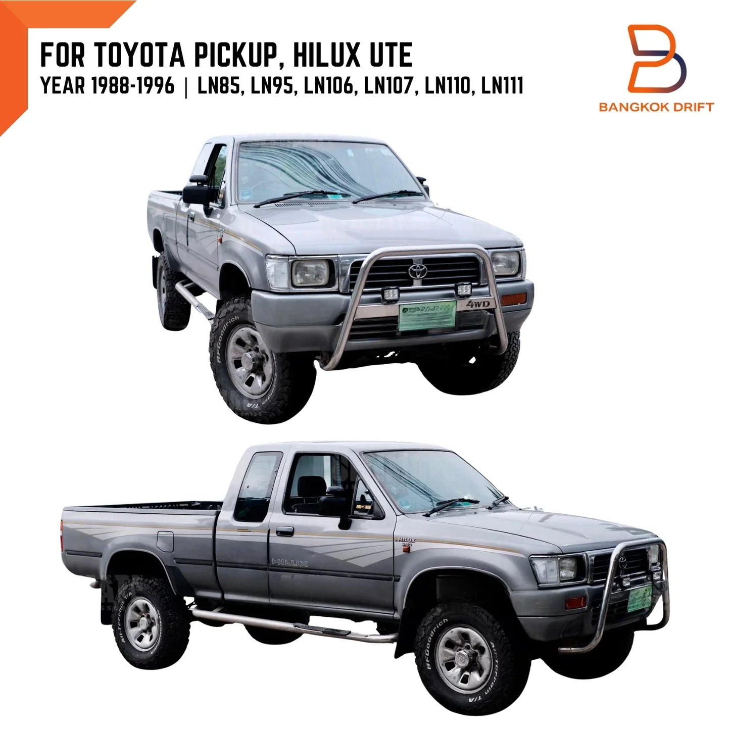 Windshield Weatherstrip Seal Rubber for Toyota Hilux Ute (1988-1996)