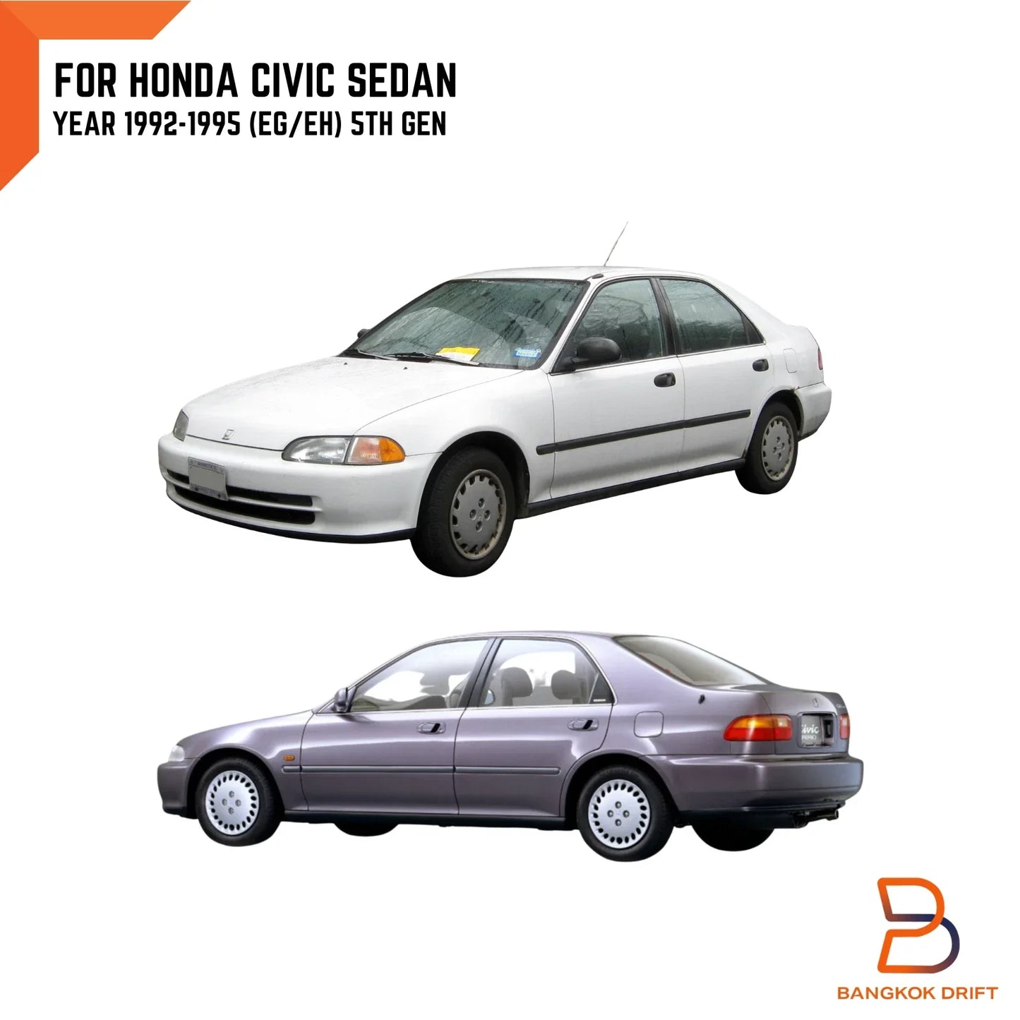 Rear Window Weatherstrip Seal for Honda Civic Sedan (1992-1995)