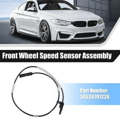 Rear Left Right Side ABS Wheel Speed Sensor for BMW 340i Base 3.0L L6