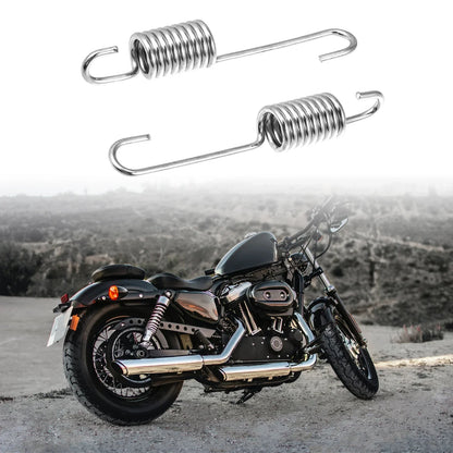 10 x 8.5cm Silver Tone Motorcycle Brake Pedal Return Springs for Honda