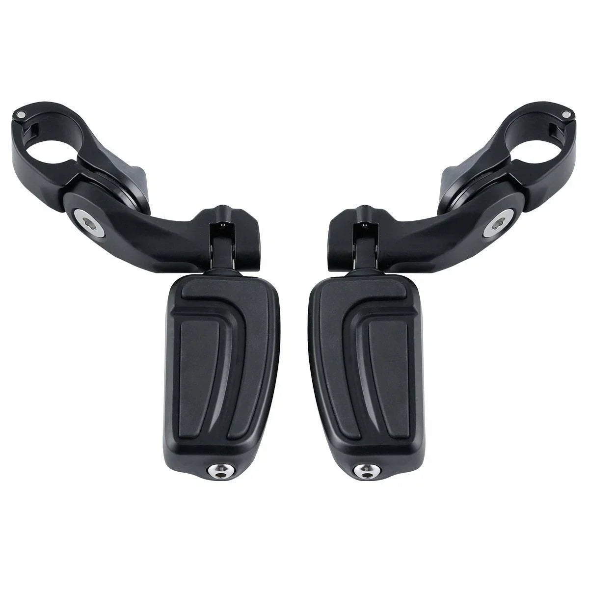 Matte Black 1 1/4'' 32mm Short Highway Bar Pegs Footpeg Pedal