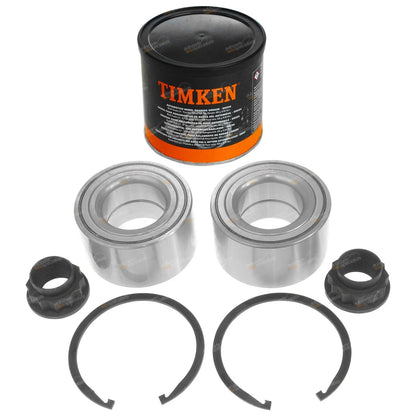 2 x Front Wheel Bearing Kits + Grease for Toyota Echo (1999–2005)