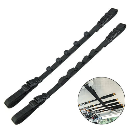 2 x Fishing Rod Holder Belt Strap