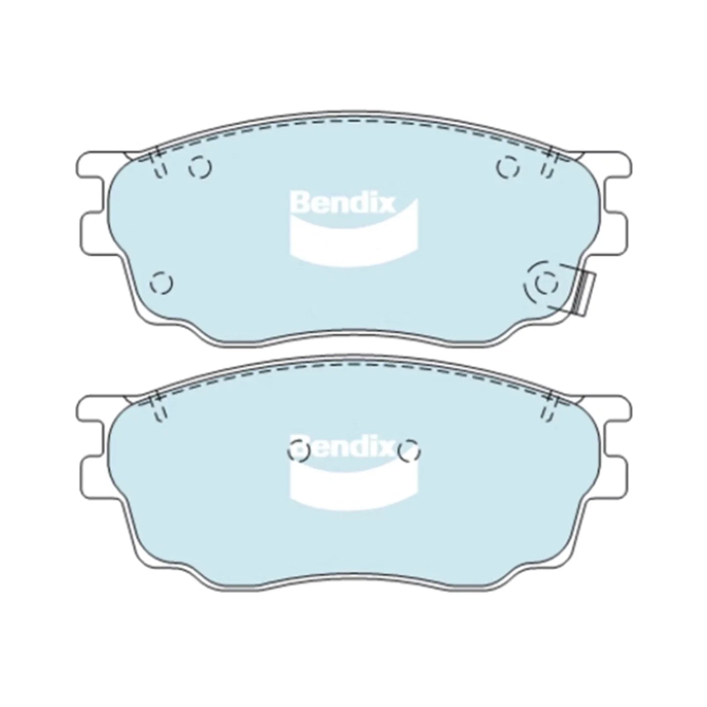 GCT Front Disc Brake Pads Set for Mazda 6 (2002-2005)