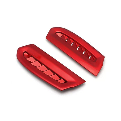 Interior ABS Red Side Air Vent Outlet Covers for Toyota Camry (2018-2024)