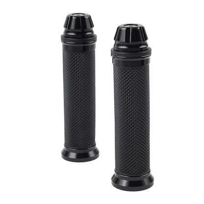 7/8" Black Handle Bar Hand Grips for Yamaha, Honda, Suzuki