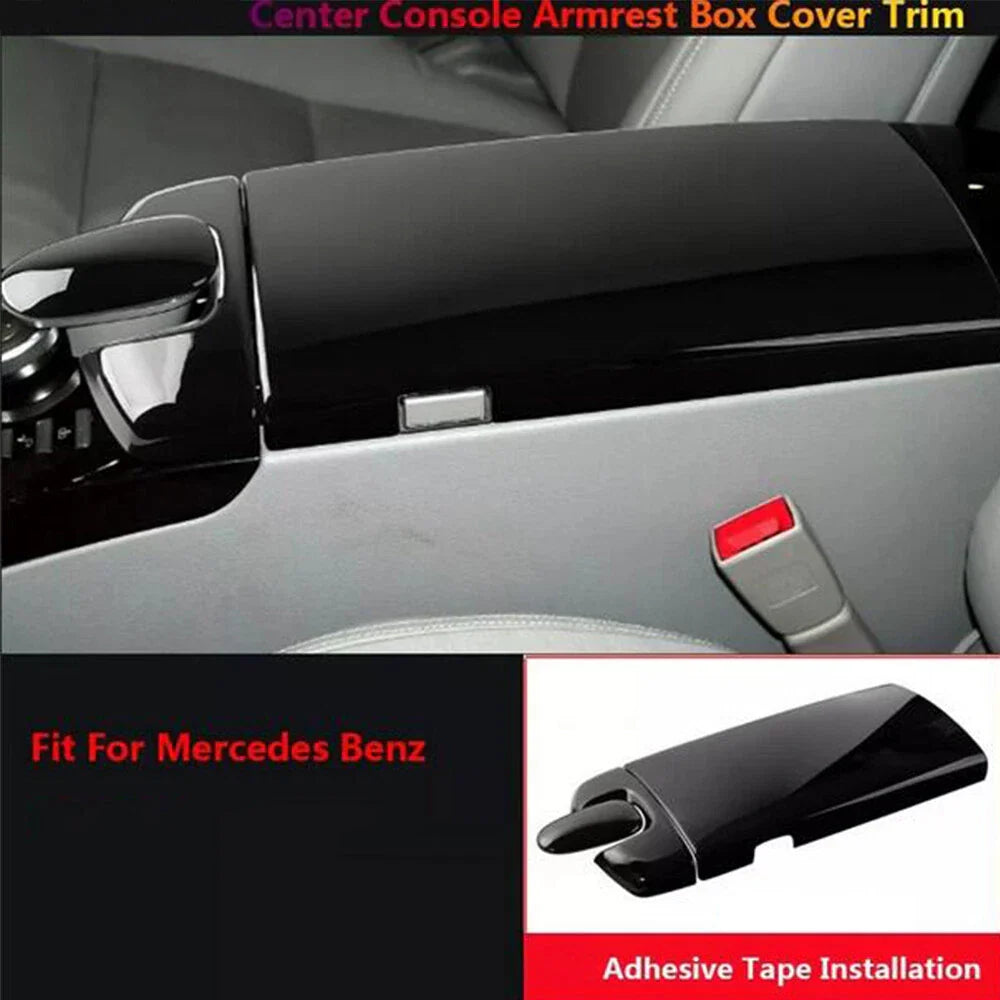 Center Console Armrest Box Cover Trim for 2007-2013 Benz S Class W221