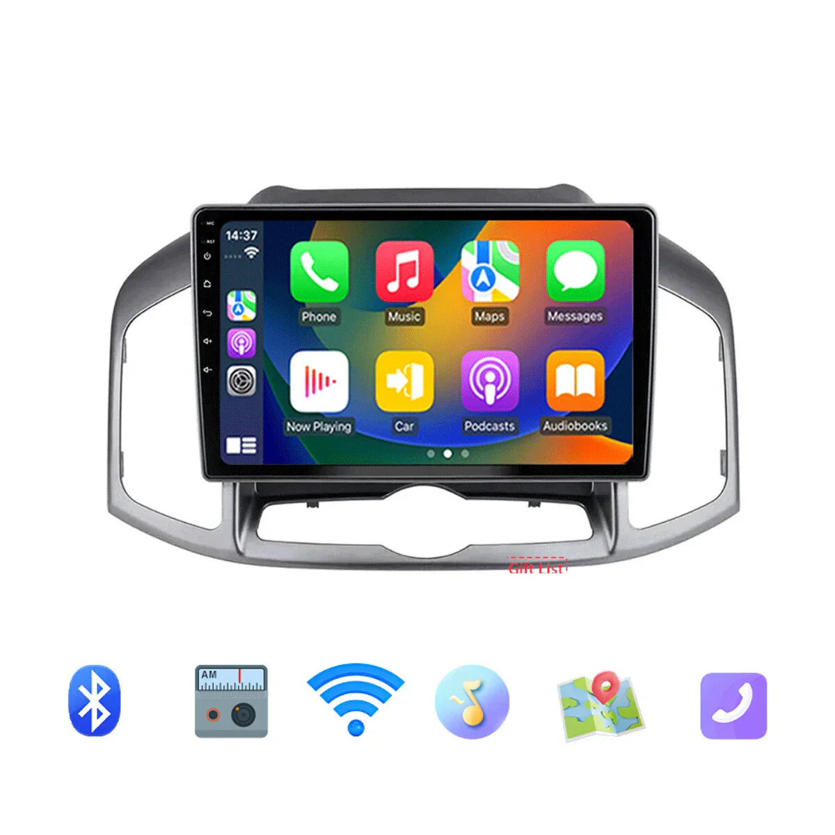 10" Wireless Carplay Android Auto Stereo for Holden Captiva 2011-2016