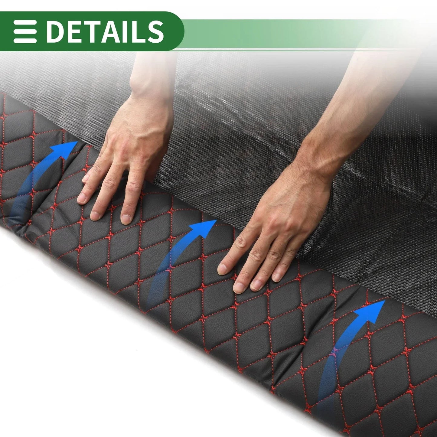 Cargo Liner Rear Trunk Mat for Honda CR-V 2012-2016 3D Diamond Pattern Black