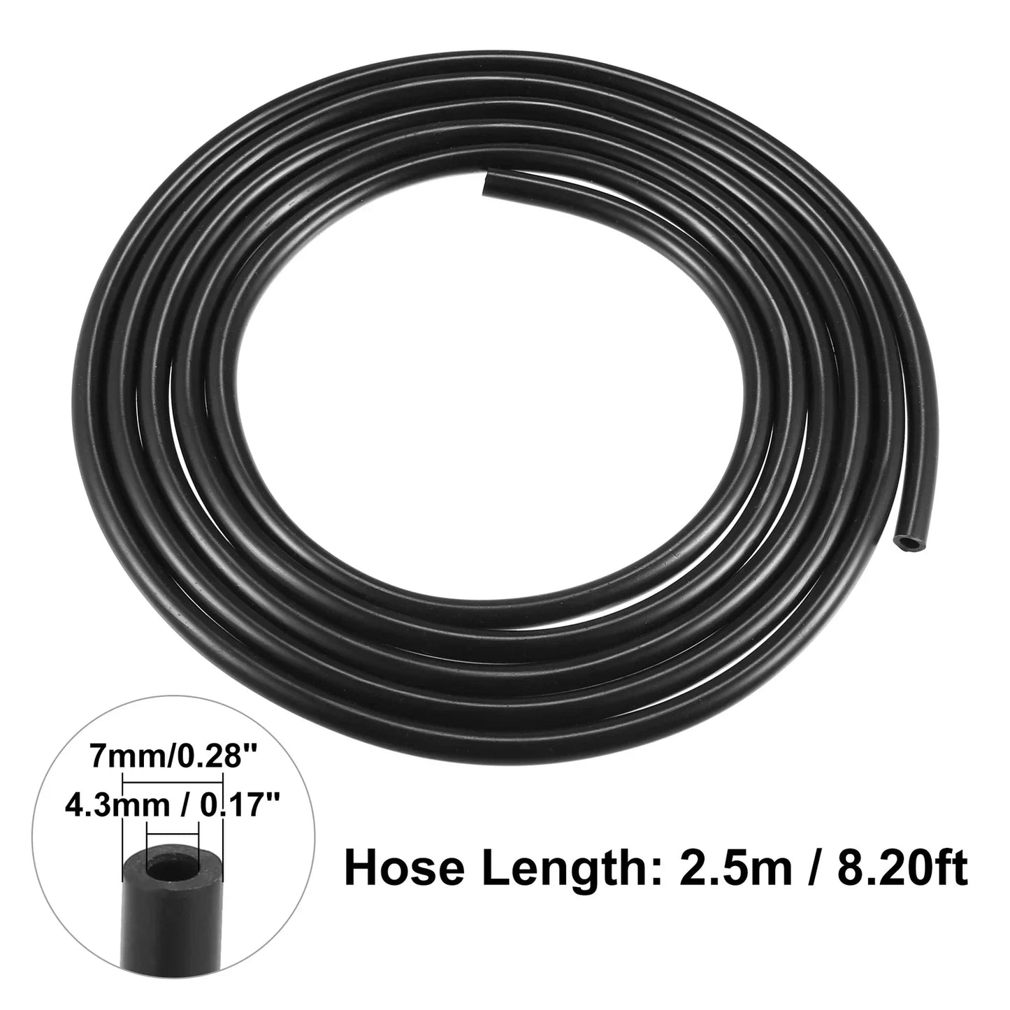 2 x Windshield Washer Nozzles & 2.5m Hose Kit for Dodge (2011-2023)