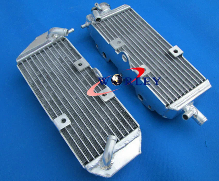 Aluminum Radiator & Black Hose for Suzuki RM125 (1992-1995)  2-Stroke