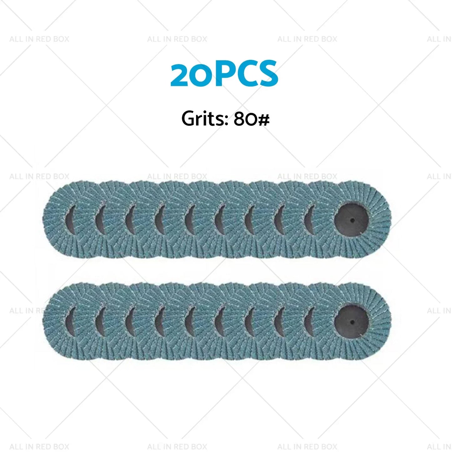 20 x 2" Zirconia Flap Discs for Metal Sanding