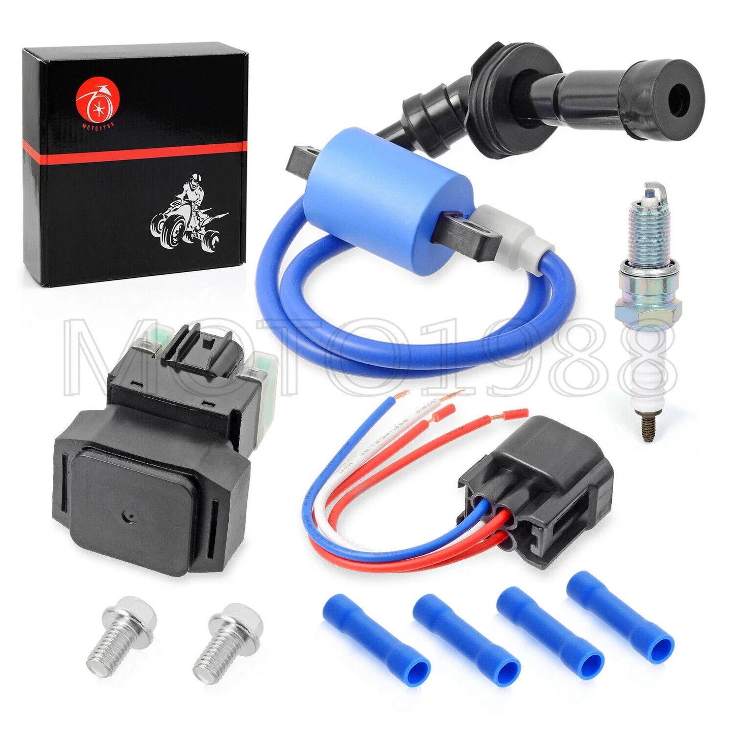 Ignition Coil Starter Solenoid Plug for Yamaha Rhino 660 (2004–2007)
