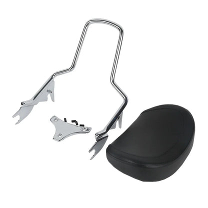 Detachable Backrest Sissy Bar Luggage Rack for Harley Touring (2014-2025)