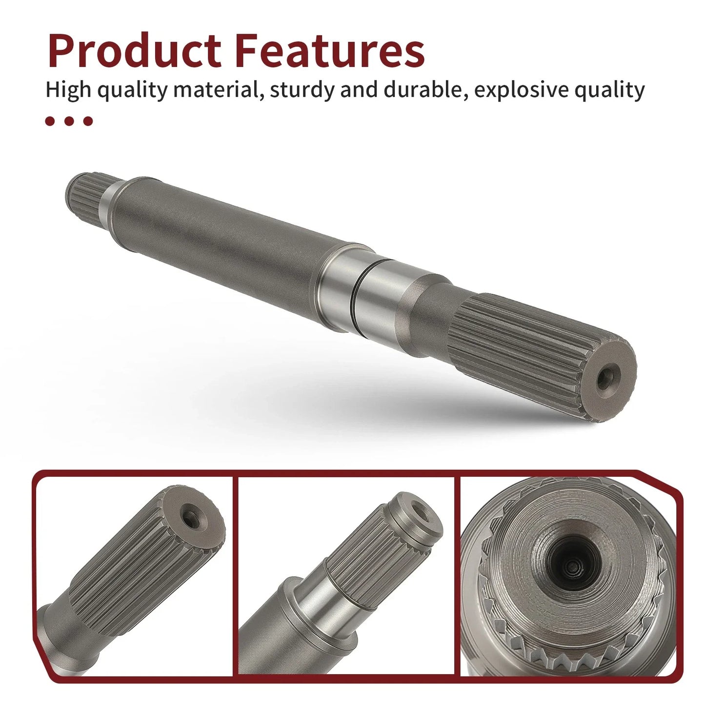 Front Output Shaft for Polaris RZR 570/900/1000, Ranger 500/570/900/1000 ETX (2011–2019)