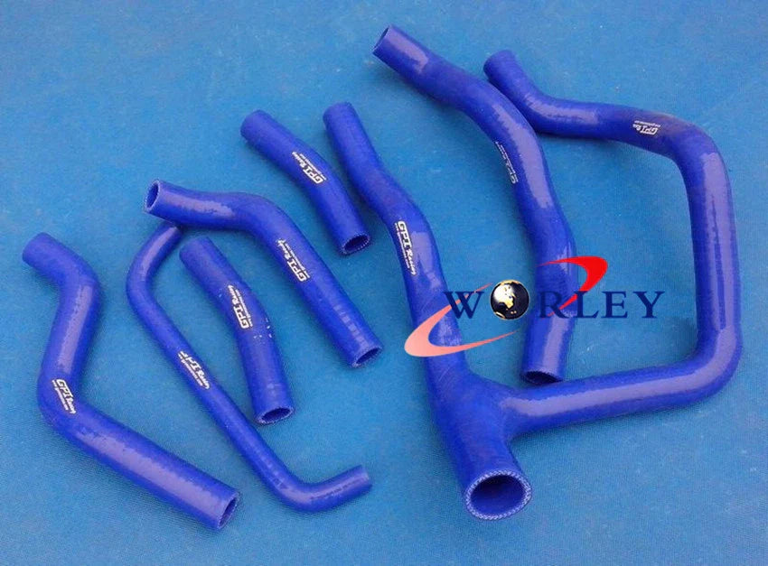 BLACK Silicone Radiator Hose Set for HONDA XRV750 AFRICA TWIN (1990-2003)