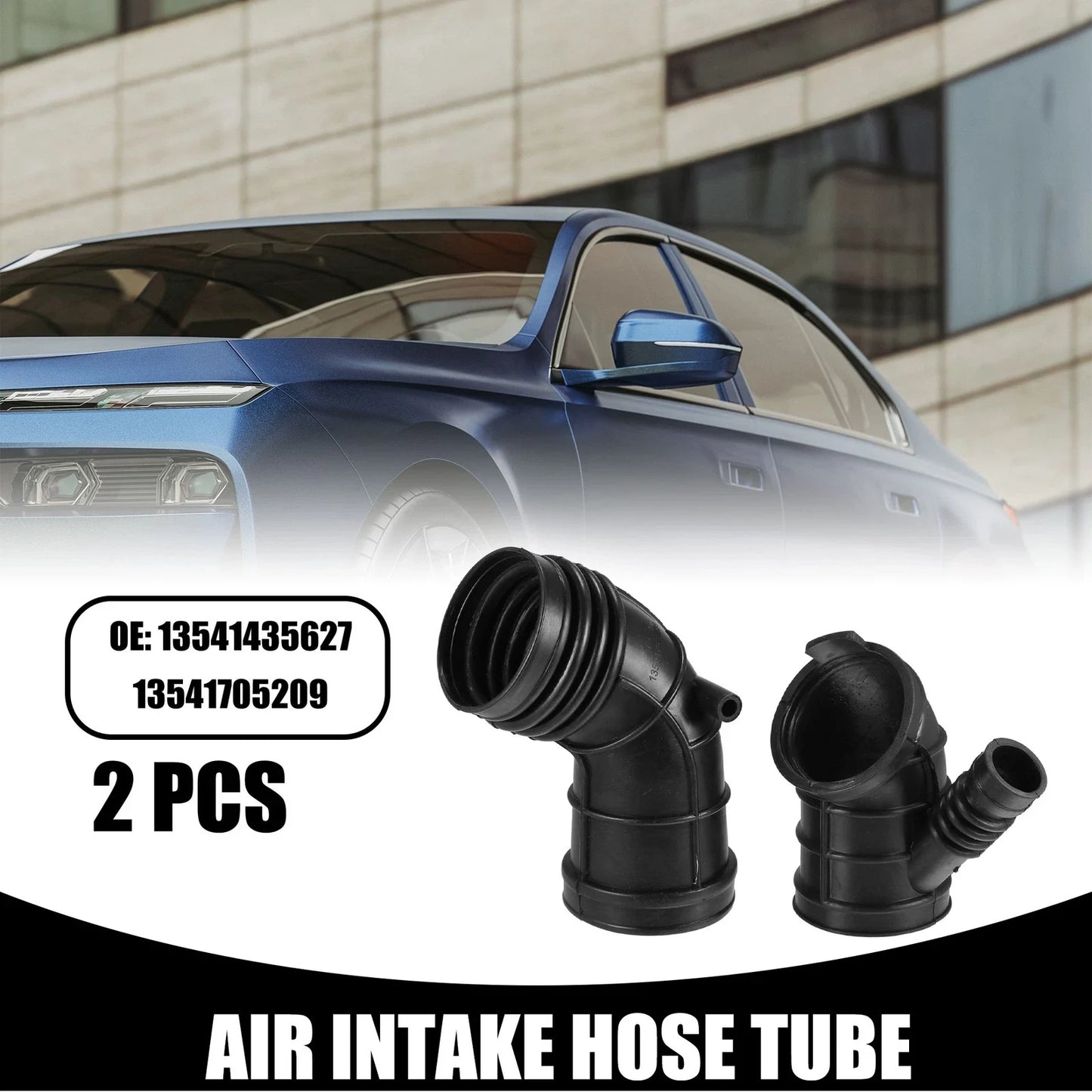 Air Cleaner Intake Hose Tube with Clamps for BMW 325Ci 2.5L (2001-2006)