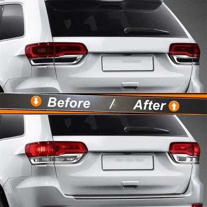 8x Smoke Rear Tail Light Tint Film for Jeep Grand Cherokee (2014-2021)