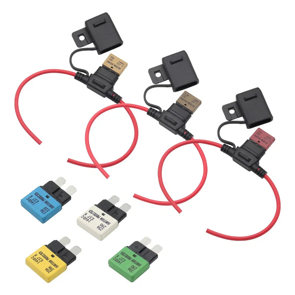 Resettable Fuse Breaker Kit with Holder for Car RV