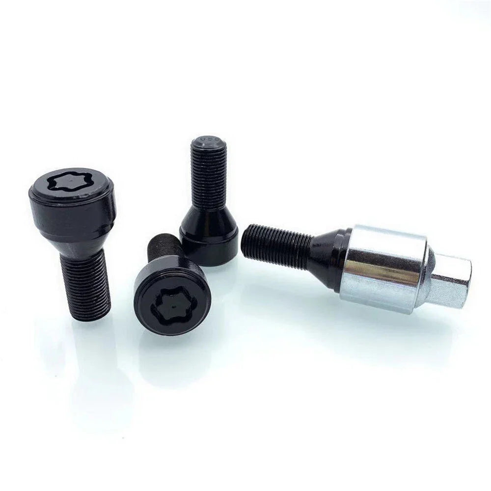 Anti-Theft Wheel Lock Set  Lug Nuts for BMW M14*1.25