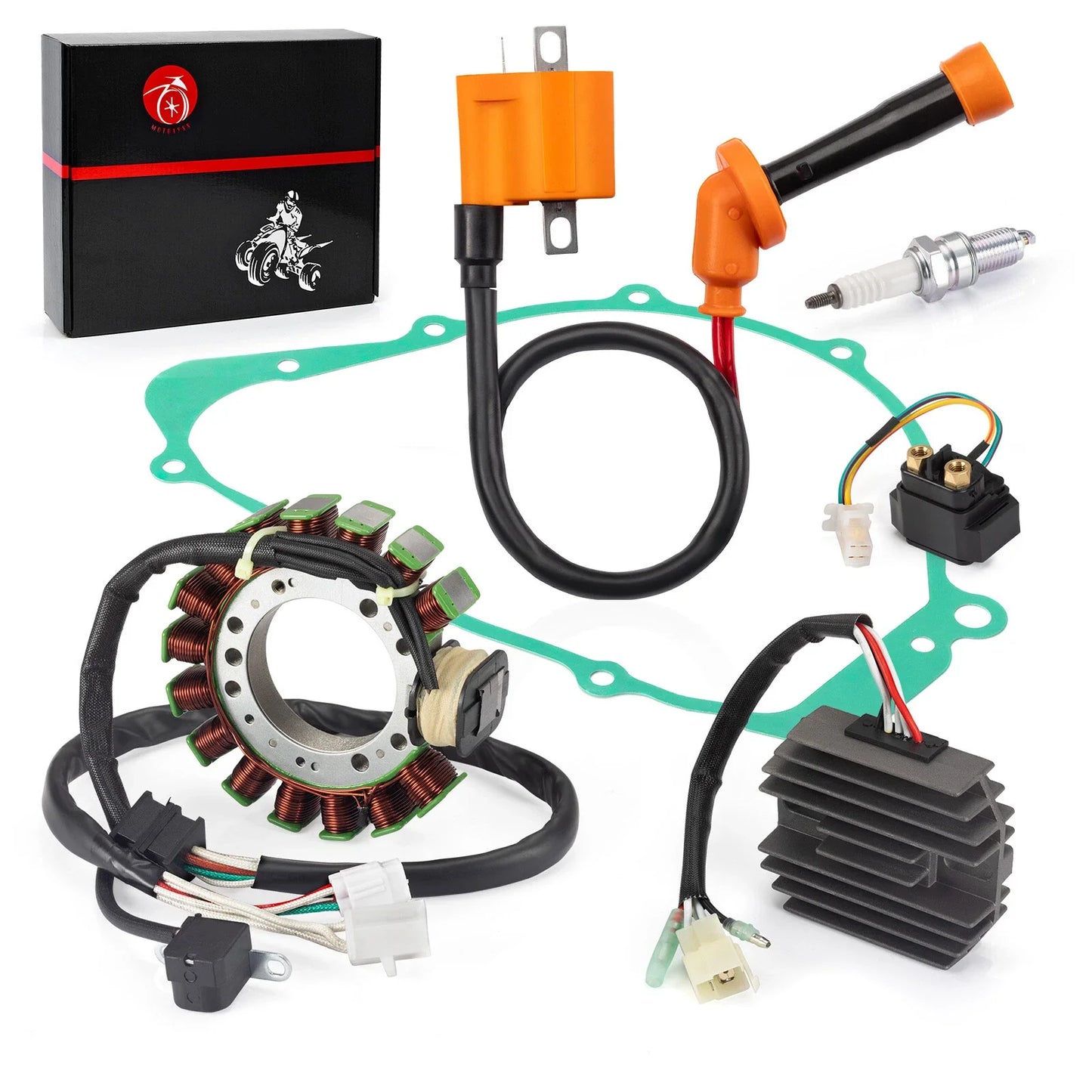 Stator & Rectifier with Ignition Coil for Yamaha Grizzly 600 (1998–2007)