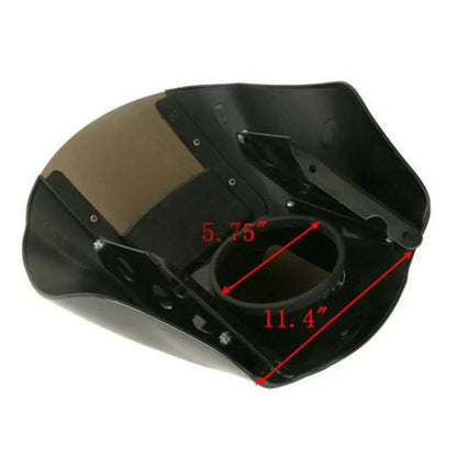 Smoke Windshield & 49mm Fork Clamp for Harley Sportster XL883 1200 (2004-2023)