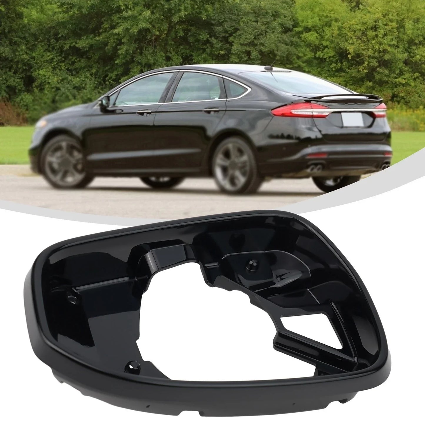 Right Side / Black Mirror Frame Trim for Ford Fusion