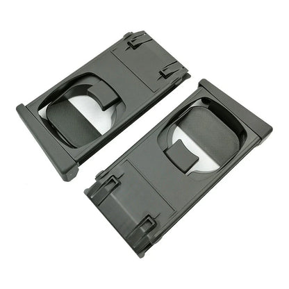 Black Front Cup Holder Trim Left & Right for Toyota Hilux Vigo Fortuner (2005-2014)