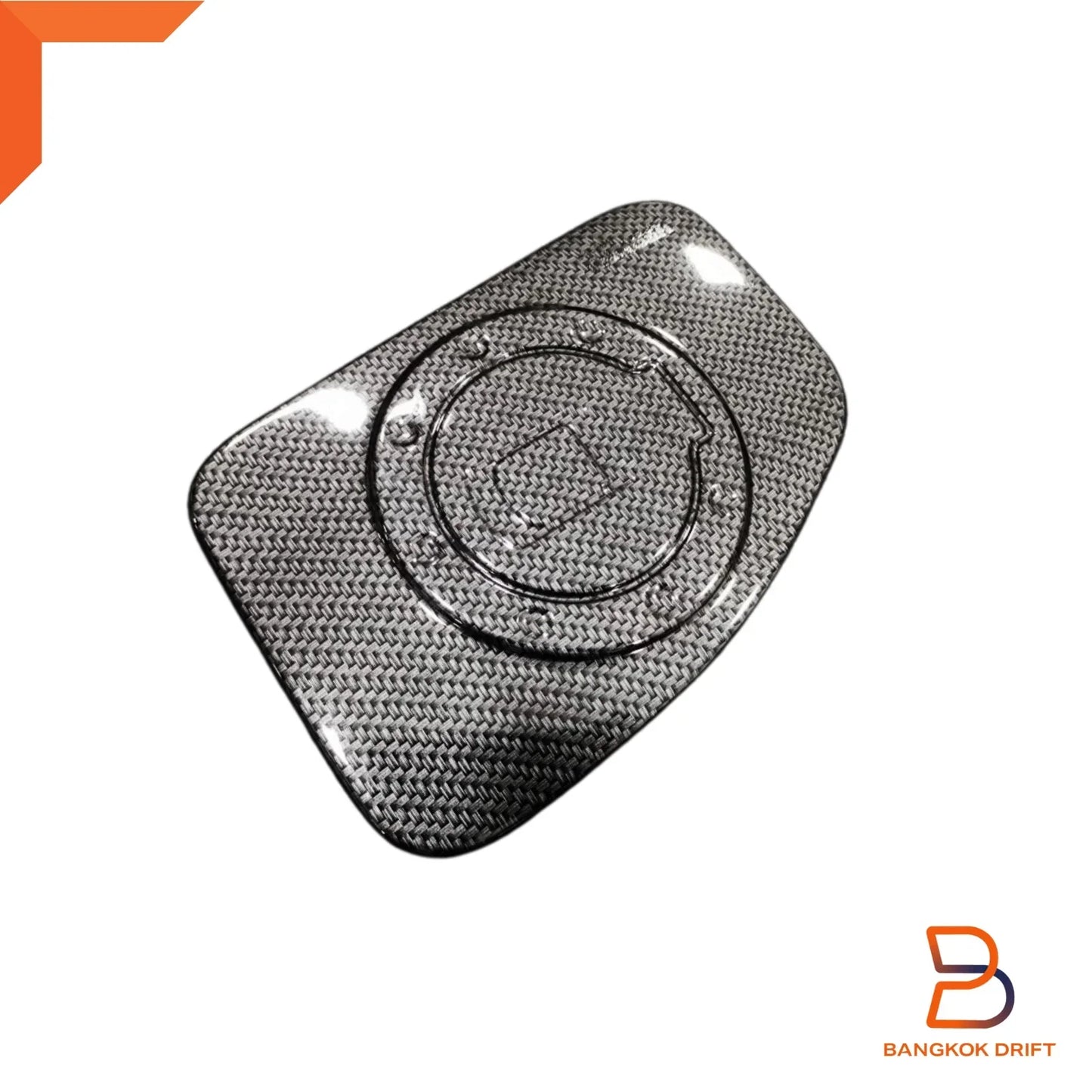 Black Carbon Fuel Oil Tank Cap Cover Trim for Ford Ranger PX T6 (12-21)