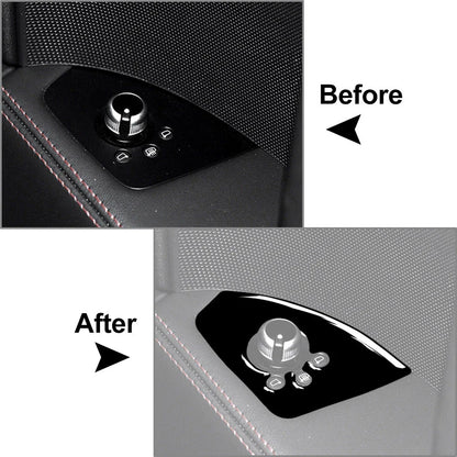 Interior Car Door Lock Button Panel Cover Trim for Audi TT TTS TTRS (2008-2014)