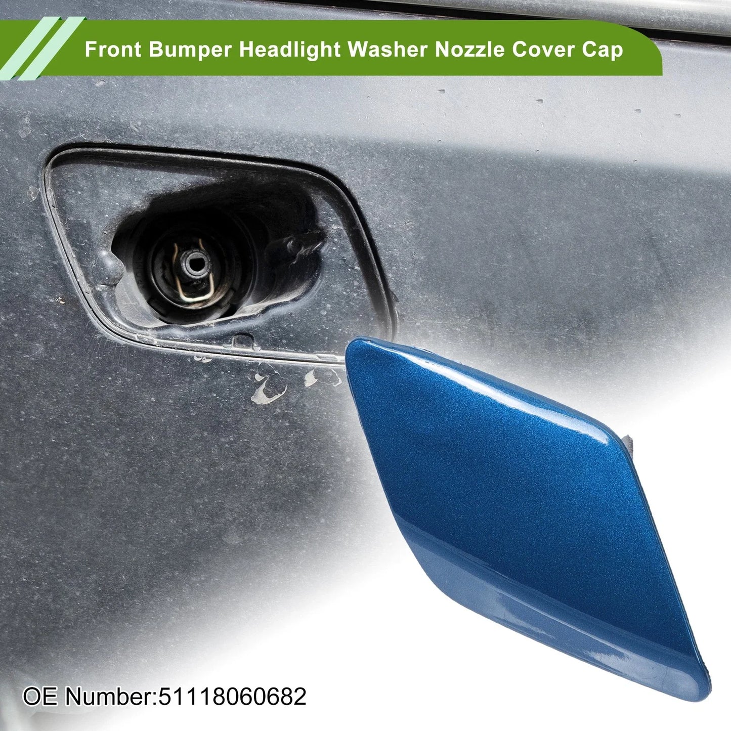 Washer Nozzle Cover Cap for BMW 428i (2014 - 2016) Blue