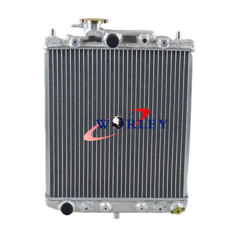 Aluminum Radiator + Fan for Daihatsu Mira L200V L201 MOVE L601 Centro L501 (1995-2006)