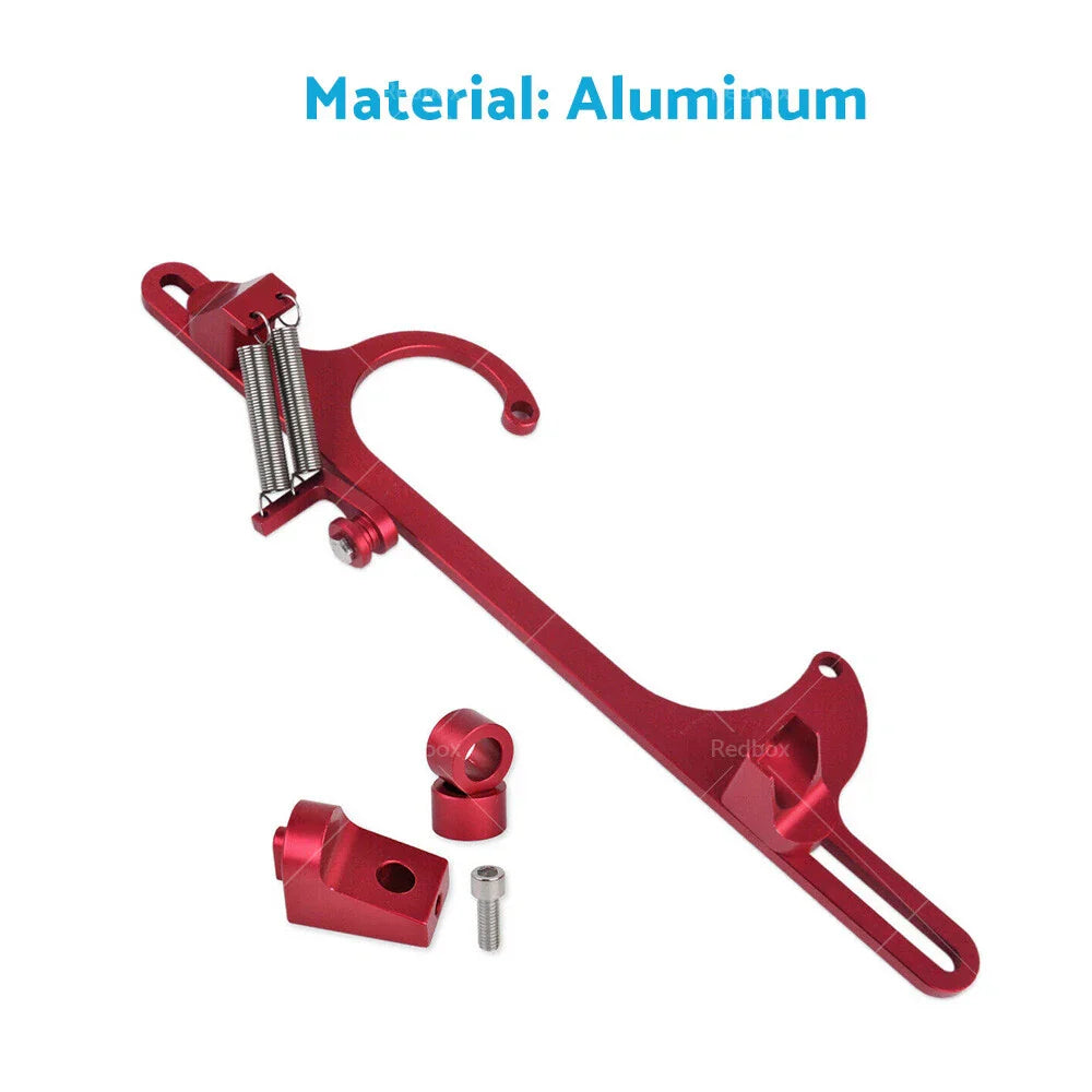 Throttle Cable Bracket for Carb 4150 4160 Carburetor Billet Aluminum Red