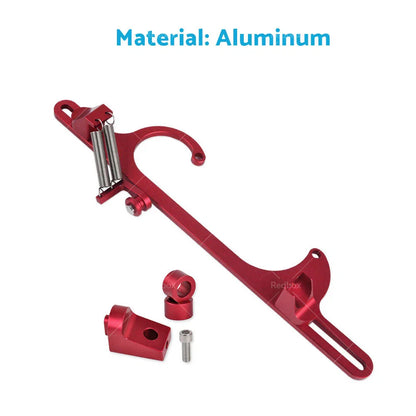 Throttle Cable Bracket for Carb 4150 4160 Carburetor Billet Aluminum Red