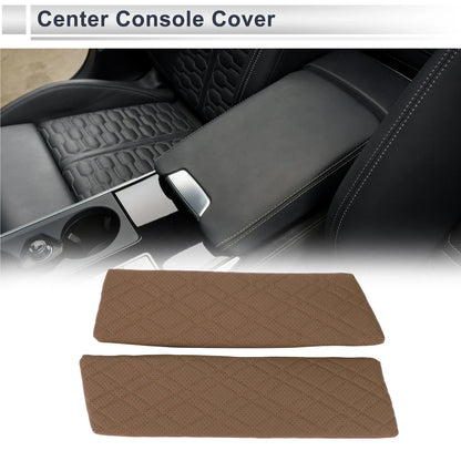 Brown Center Console Cover for BMW 5 Series G30 (2017-2023)