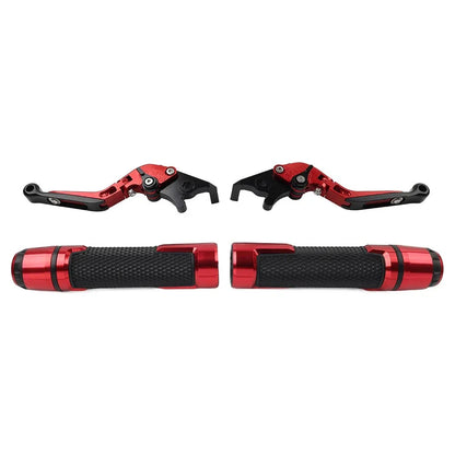 Folding Extendable Brake Clutch Levers & Handlebar Grips for BMW C650GT C600 (2012-2018)