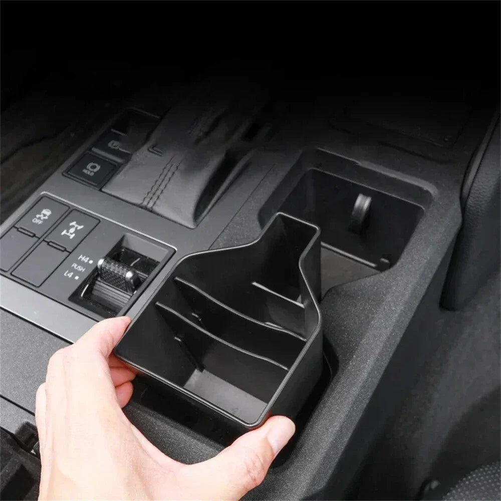 Water Cup Holder Storage Box for Toyota Land Cruiser LC250/Prado (2024-2025)