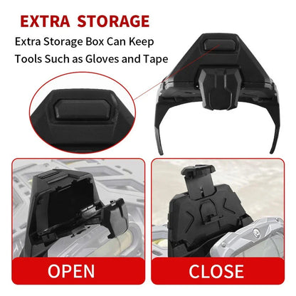 Adjustable Electronic Device Holder for CanAm Outlander Models with Storage Bin